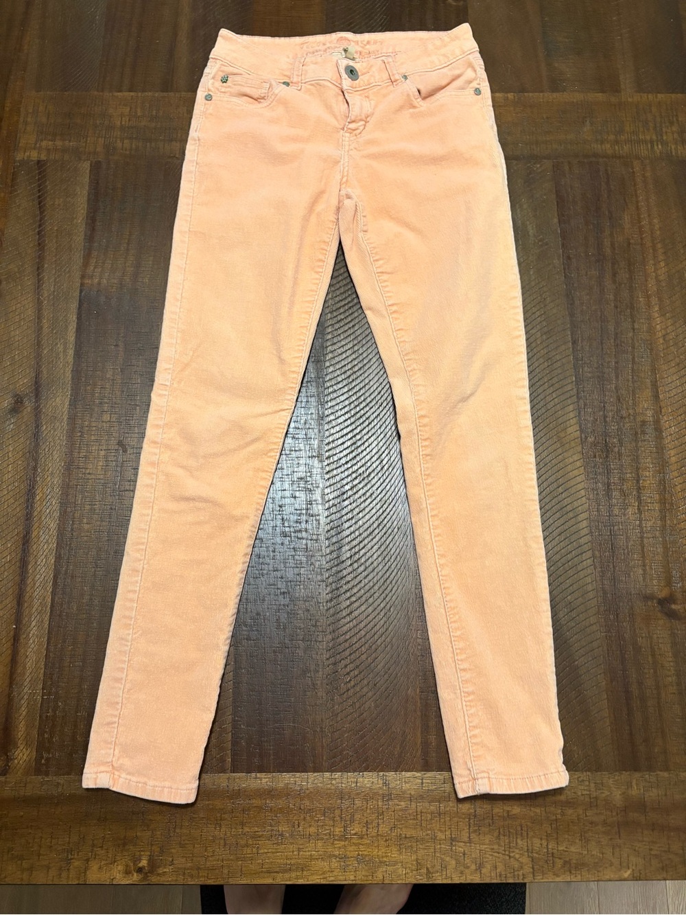 Velvet Heart Women's Peach Skinny Corduroy Jeans